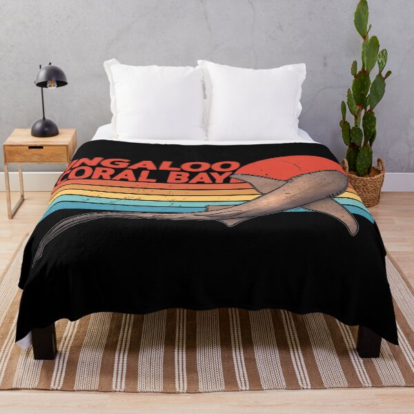 Item preview, Ningaloo Coral Bay Nurse Shark Retro Sunset designed and sold by NicGrayGraphic.