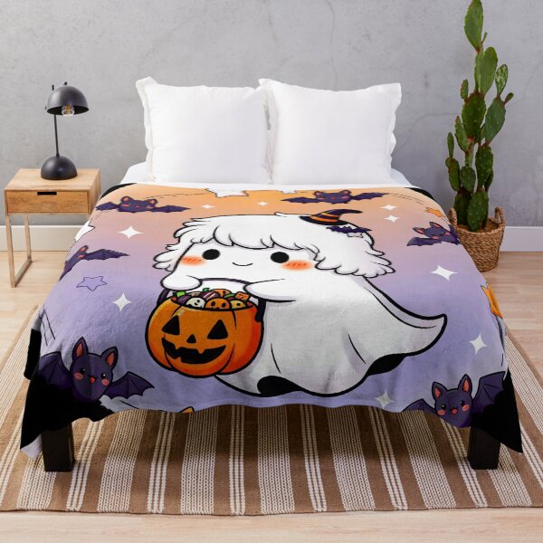Item preview, Cute Kawaii Ghost Halloween Design – Fun Pastel Spooky Illustration designed and sold by Ojo de Lilith.