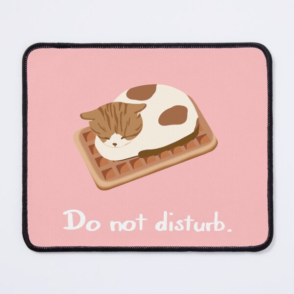 Item preview, Soya the Cat - Kawaii Cat Loafing on Waffle - Do not Disturb designed and sold by Chigurena.