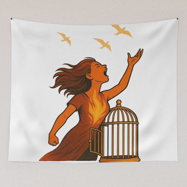 Item preview, Break Free – Rise Beyond the Cage designed and sold by B-M-Store.