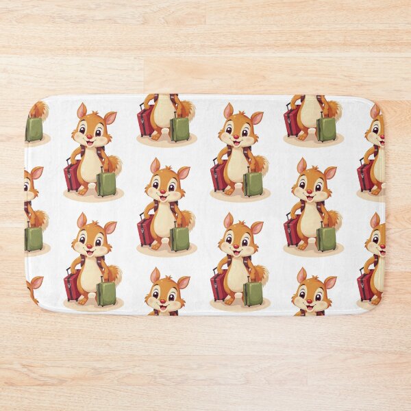Item preview, Adventurous Squirrel with Suitcases designed and sold by Fikuall.