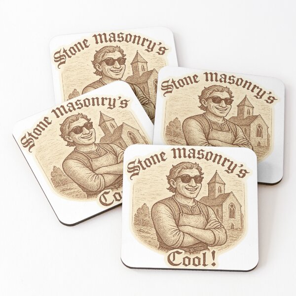 Item preview, ? “Stone Masonry’s Cool!” Medieval Sticker designed and sold by DrDoke.