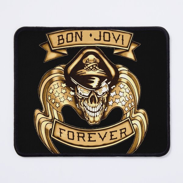 Item preview, Skull Bon Jovi Golden Logo Forever Tour Skeleton Sigertv  designed and sold by RyanTee-Awesome.