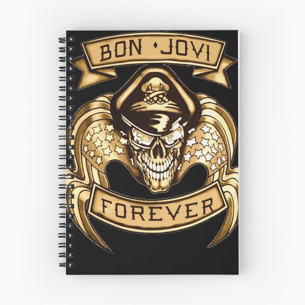 Item preview, Skull Bon Jovi Golden Logo Forever Tour Skeleton Sigertv  designed and sold by RyanTee-Awesome.