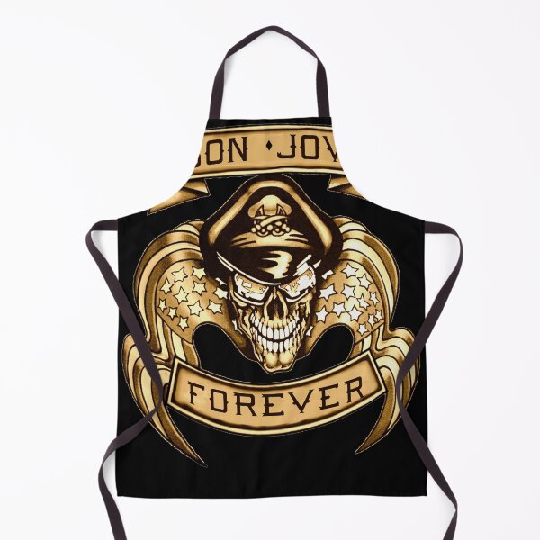 Item preview, Skull Bon Jovi Golden Logo Forever Tour Skeleton Sigertv  designed and sold by RyanTee-Awesome.