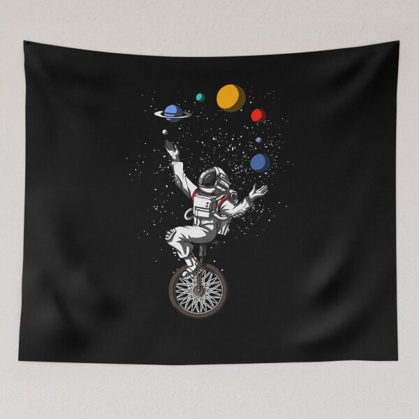 Item preview, Space Astronaut Juggling Planets designed and sold by underheaven.