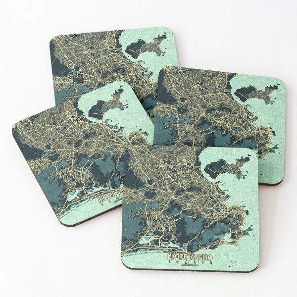 Item preview, Rio de Janeiro City Map of Brazil - Summer designed and sold by deMAP.