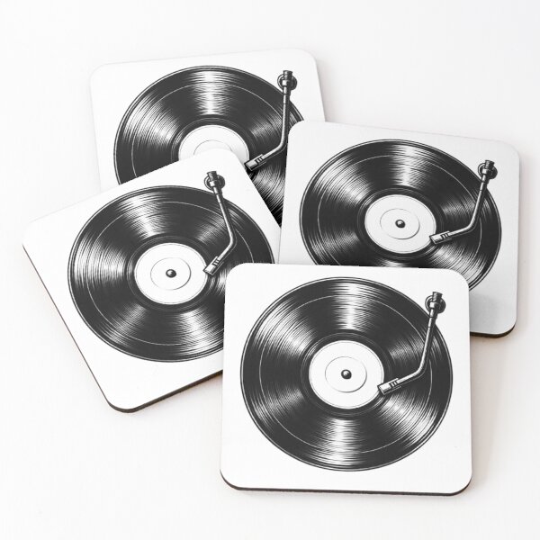 Item preview, Vintage Vinyl Record Player Retro Music Design designed and sold by JAL Design.