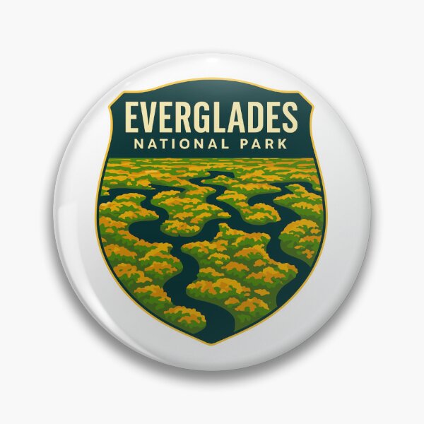 Item preview, Everglades National Park Retro Swamp Wildlife Sticker designed and sold by Ismeal Von.