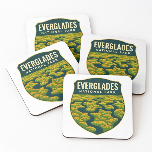 Item preview, Everglades National Park Retro Swamp Wildlife Sticker designed and sold by Ismeal Von.