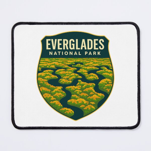 Item preview, Everglades National Park Retro Swamp Wildlife Sticker designed and sold by Ismeal Von.