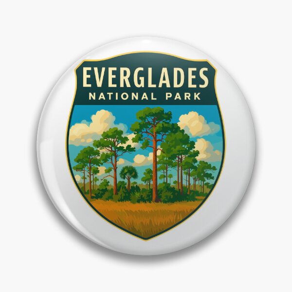 Item preview, Everglades National Park Retro Swamp Wildlife Sticker designed and sold by Ismeal Von.