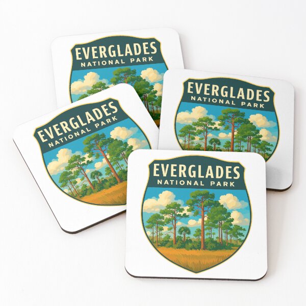 Item preview, Everglades National Park Retro Swamp Wildlife Sticker designed and sold by Ismeal Von.
