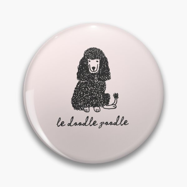 Item preview, Le Doodle Poodle designed and sold by toastedpixels.