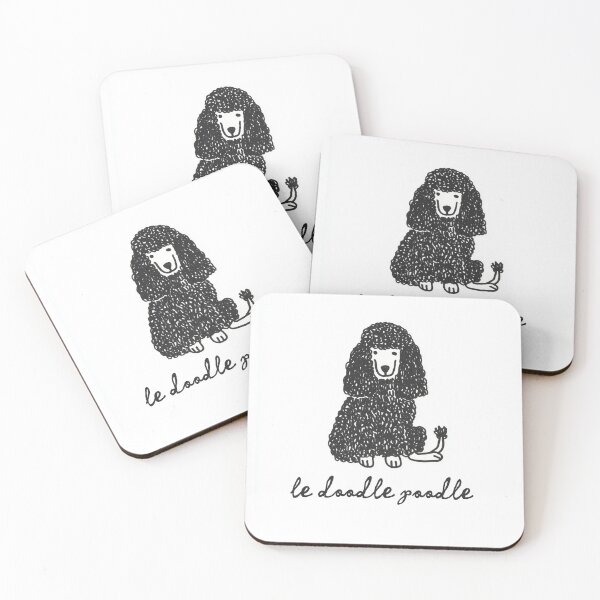 Item preview, Le Doodle Poodle designed and sold by toastedpixels.
