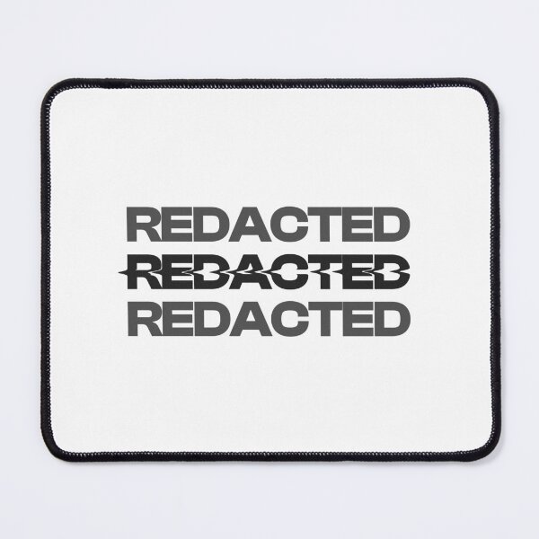 Item preview, Redacted Glitch – Distorted Word Art designed and sold by LeoLune.