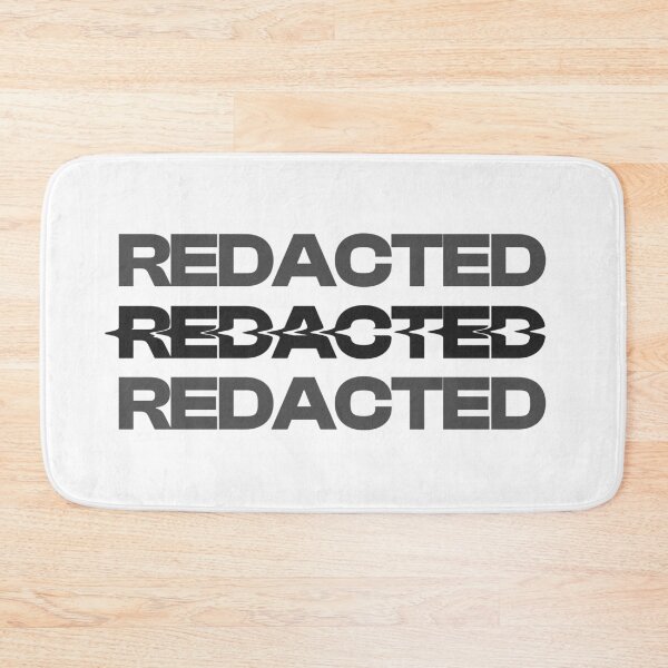 Item preview, Redacted Glitch – Distorted Word Art designed and sold by LeoLune.