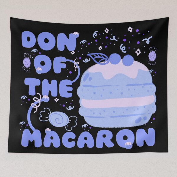Item preview, Cute French Food Macarons Food Quote Humor designed and sold by Renata Illustrata.