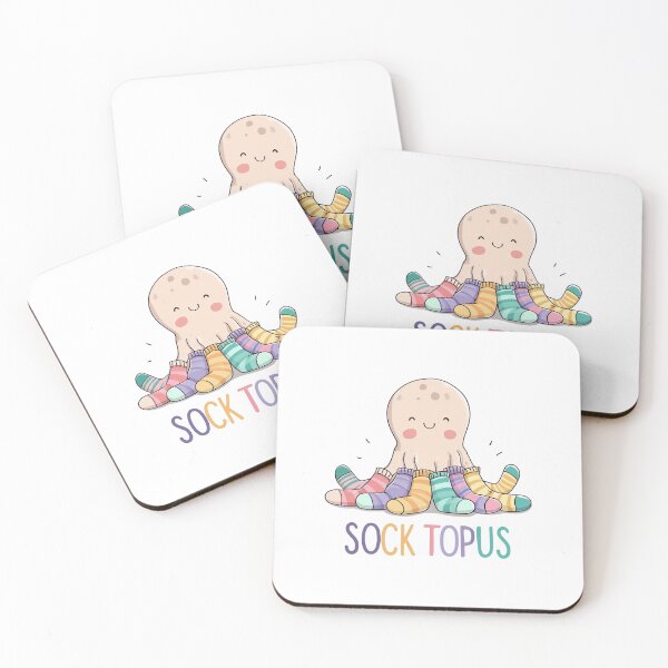Item preview, Socktopus - Cute Octopus with Colorful Socks designed and sold by hamishby.