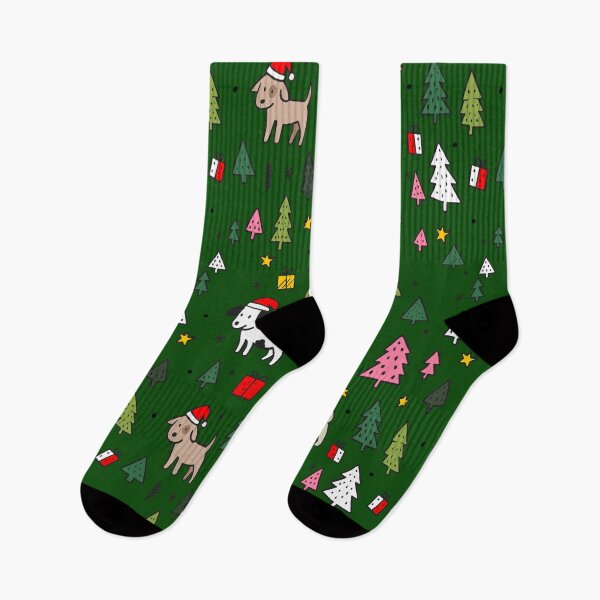 Item preview, Puppy Christmas Forest designed and sold by Loomandlorebyh.