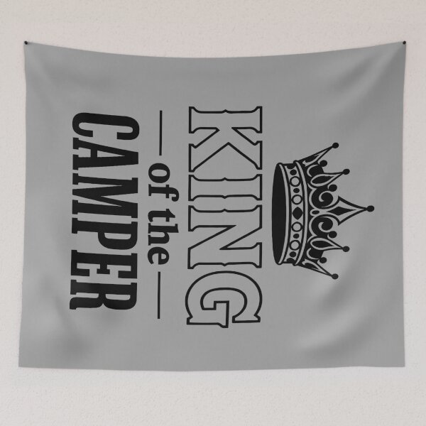 Item preview, King of the Camper, Campsite Humor designed and sold by QuirkySpark.