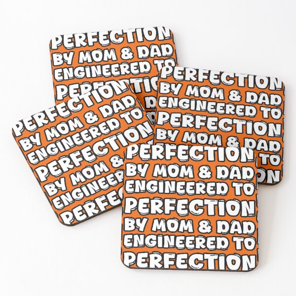 Item preview, Engineered to Perfection by Mom & Dad designed and sold by WeirdStuffStore.