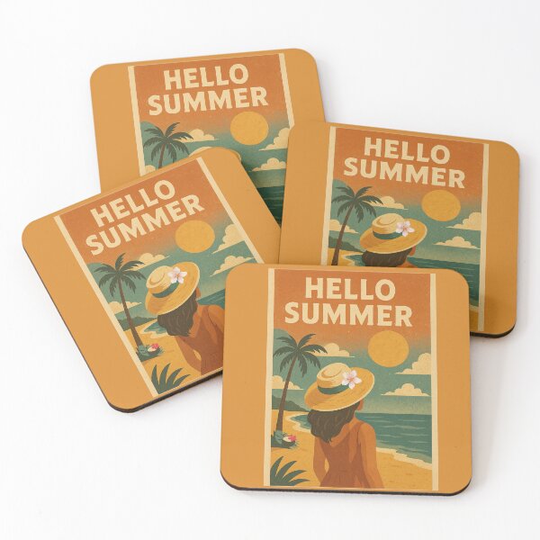 Item preview, Vintage summer postcard style designed and sold by Coolparrotgirl.