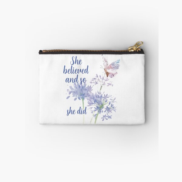 Item preview, She believed and so Inspirational Encouraging Quote Butterfly designed and sold by countrymouse.