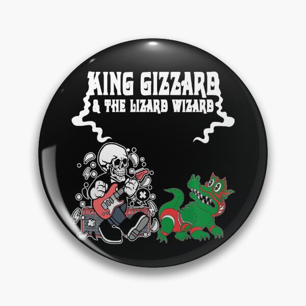 Item preview, Band king gizzard and the lizard wizard Skeleton Funny Rock Gift designed and sold by RyanTee-Awesome.