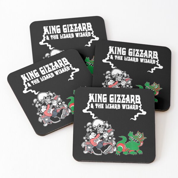 Item preview, Band king gizzard and the lizard wizard Skeleton Funny Rock Gift designed and sold by RyanTee-Awesome.