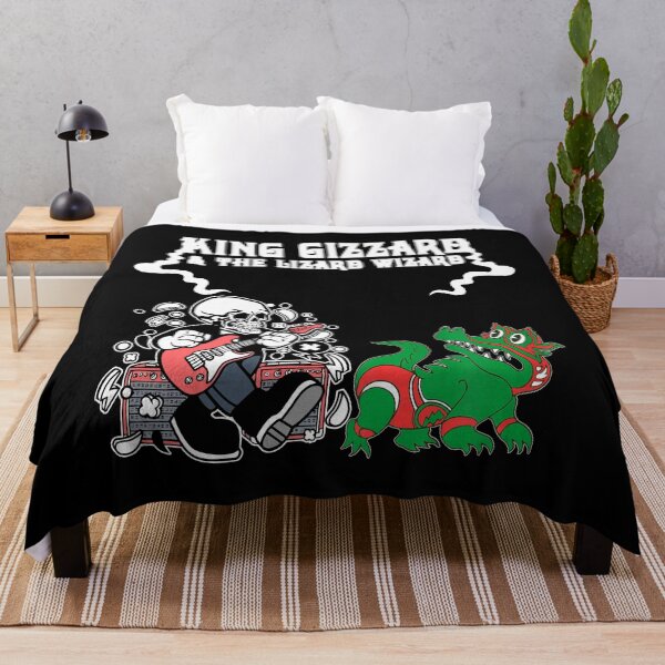 Item preview, Band king gizzard and the lizard wizard Skeleton Funny Rock Gift designed and sold by RyanTee-Awesome.