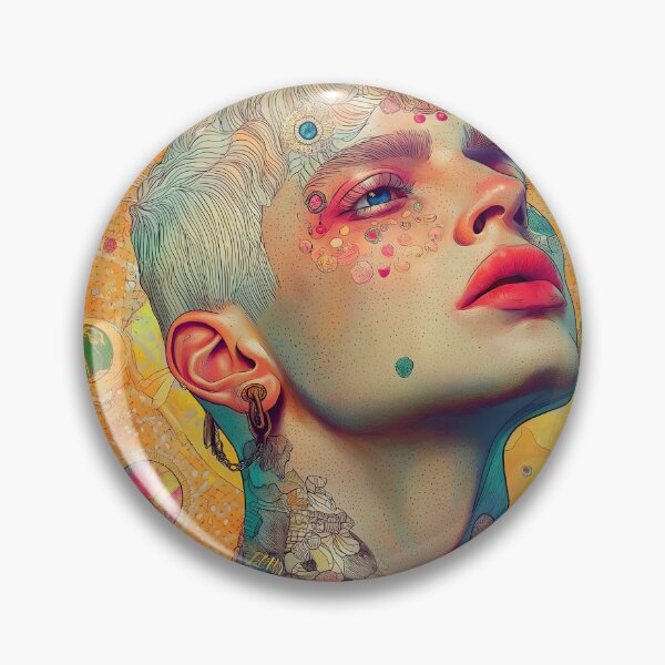 Item preview, Radiant Queer Icon: Vibrant Art of a Confident Gay Young Man designed and sold by Shoot-The-Moon.