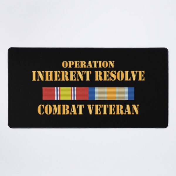 Item preview, Opn Inherent Resolve (OIR) SVC Bar  - Combat Veteran X 300 designed and sold by Military Insignia Products.
