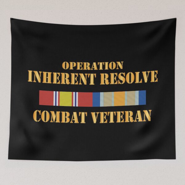 Item preview, Opn Inherent Resolve (OIR) SVC Bar  - Combat Veteran X 300 designed and sold by Military Insignia Products.