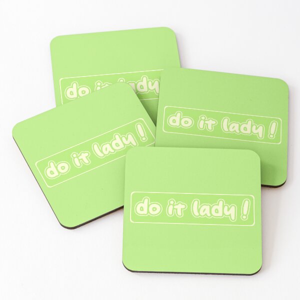Item preview, do it lady bumper sticker designed and sold by PigeonPostings.
