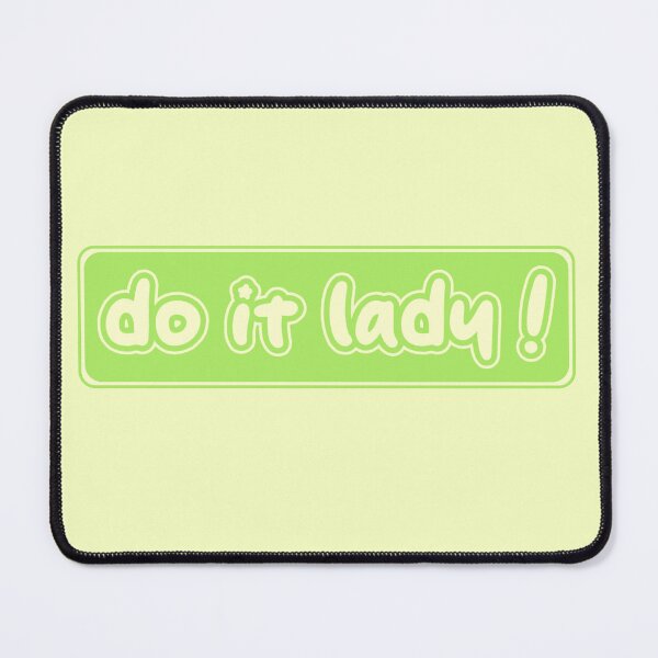 Item preview, do it lady bumper sticker designed and sold by PigeonPostings.