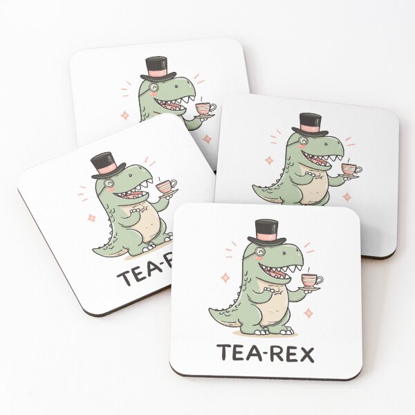Item preview, Tea-Rex - Dapper Dinosaur Tea Lover designed and sold by hamishby.