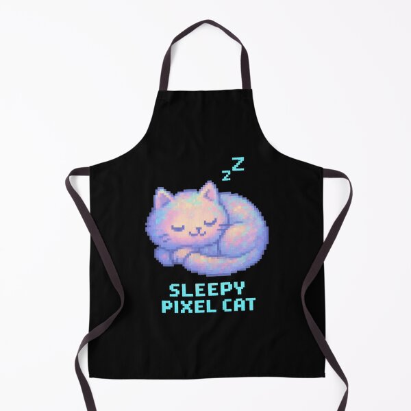 Item preview, Sleepy Pixel Cat Sticker Pastel 8-Bit Retro designed and sold by MysticArtisan.