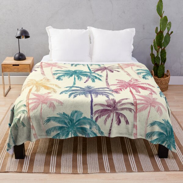 Item preview, Tropical colorful palm trees designed and sold by Letteraddicted.