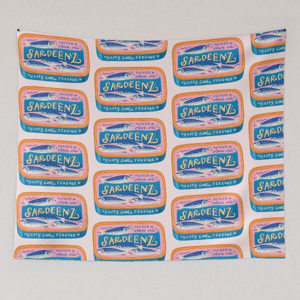 Item preview, Sardeenz Sardine Tin designed and sold by toastedpixels.