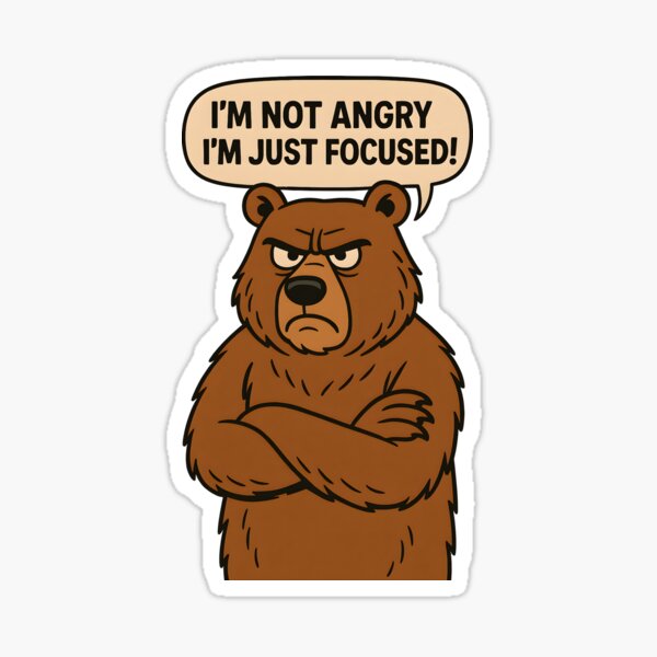 Artikel-Vorschau von I'm not angry - I'm just Focused!, designt und verkauft von madrigenum.