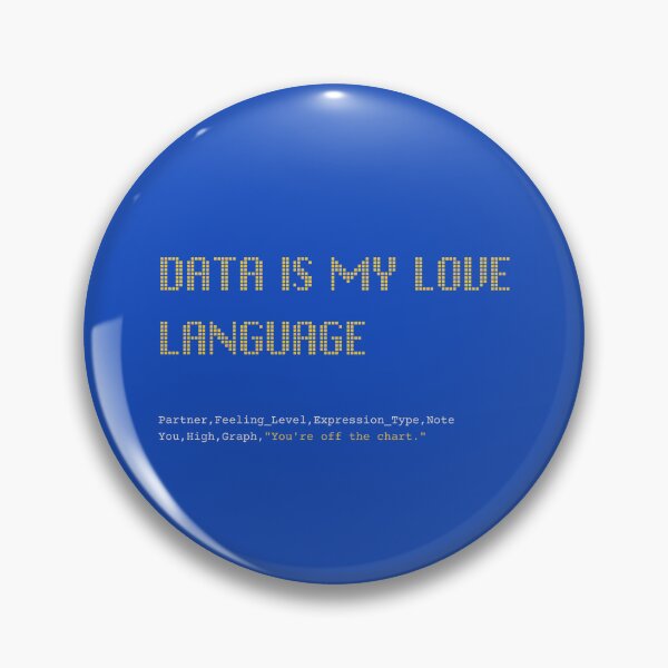 Item preview, Data Love Language designed and sold by BOARSKINstudio.