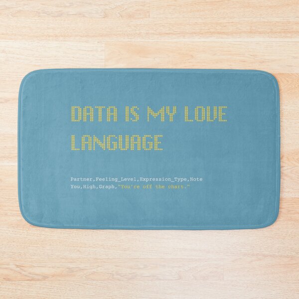 Item preview, Data Love Language designed and sold by BOARSKINstudio.