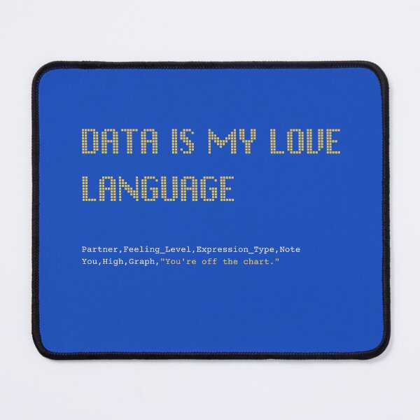 Item preview, Data Love Language designed and sold by BOARSKINstudio.