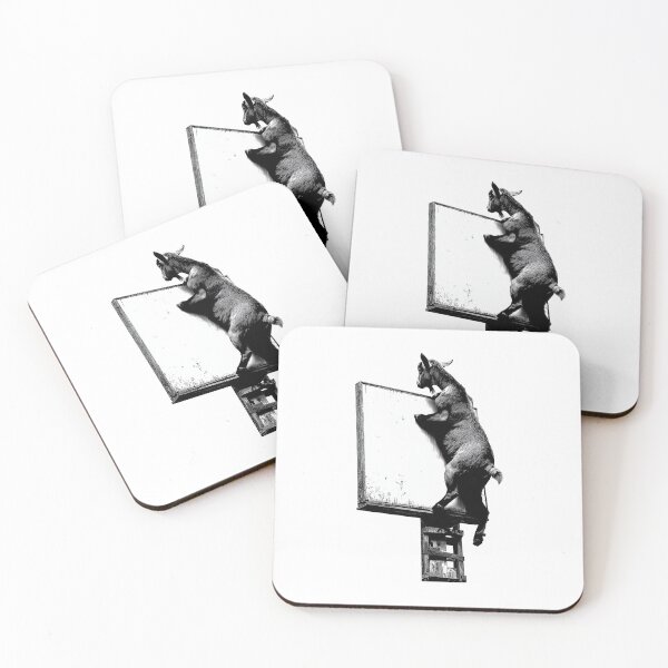 Item preview, Banksy Goat Climber - Street Billboard Art designed and sold by hamishby.
