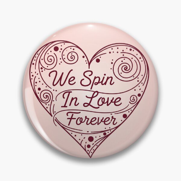 Item preview, We Spin In Love Forever Swirl Heart designed and sold by Owcomm.