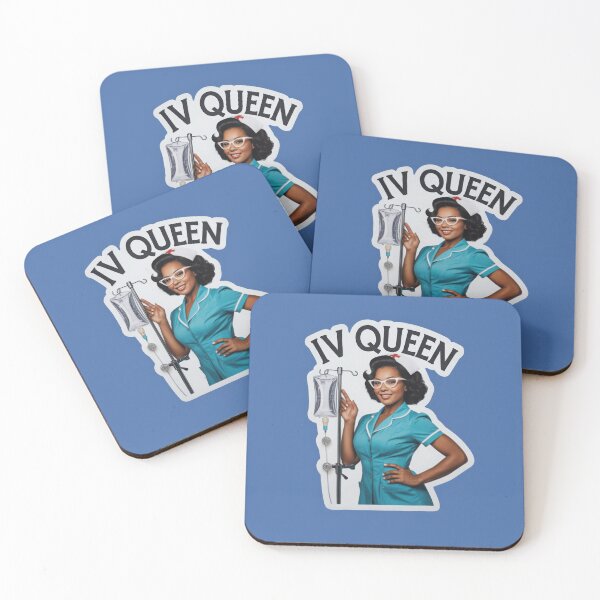 Item preview, Afro Retro IV Queen Nurse Sticker designed and sold by Vitals&Vibez.