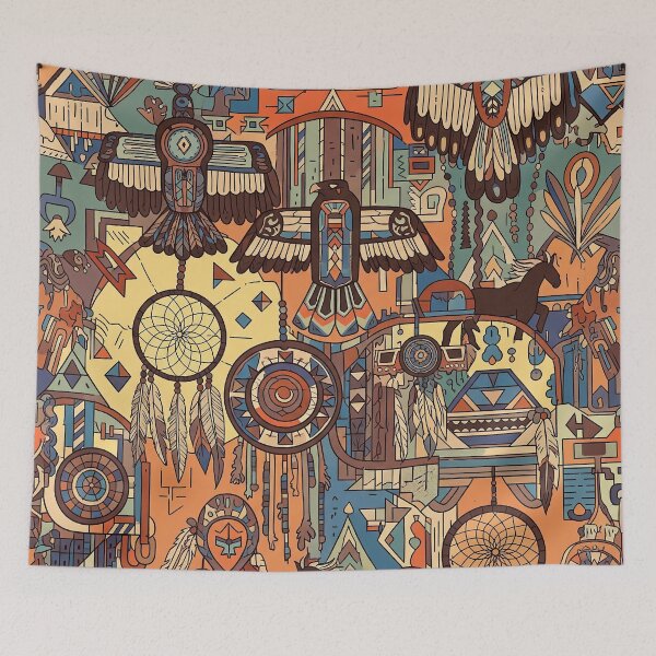 Item preview, TRADITIONAL SIOUX INDIAN ART designed and sold by likbatonboot.