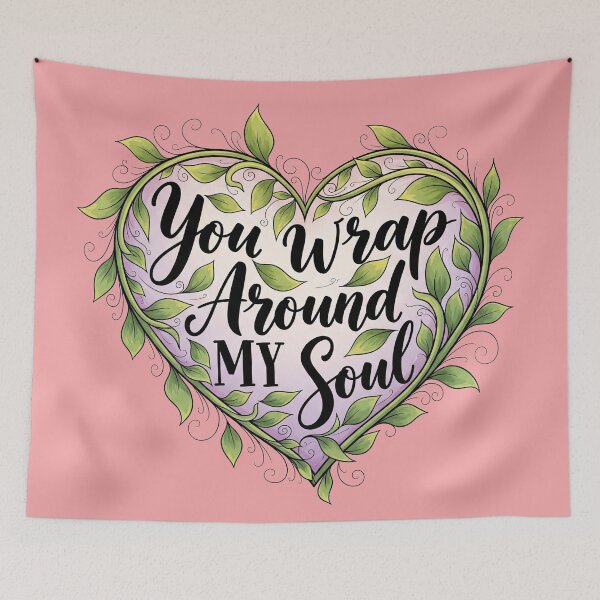 Item preview, You Wrap Around My Soul Botanical Heart designed and sold by Owcomm.
