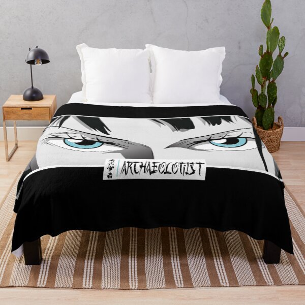 Item preview, Archaeologist Anime Eyes Monochrome Japanese Cozy Manga designed and sold by Otakurypto.